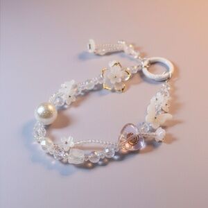 Handmade Elegant Floral Beaded Phone Chain